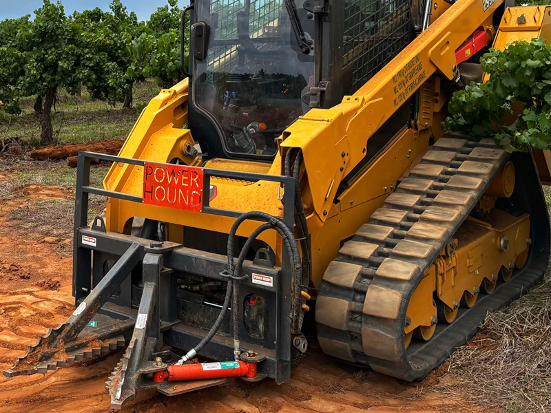 Robust Tree Post Puller Attachment for easy removal of stubborn posts